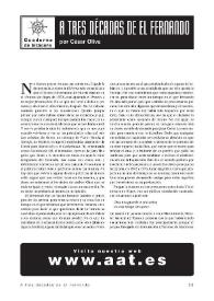 A tres décadas del "El Fernando" / por César Oliva | Biblioteca Virtual Miguel de Cervantes