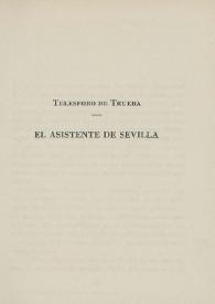 El Asistente de Sevilla / Joaquín Telesforo de Trueba y Cosío | Biblioteca Virtual Miguel de Cervantes