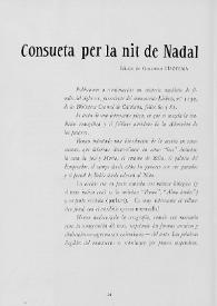 Consueta per la nit de Nadal  / edición de Guillermo Díaz-Plaja | Biblioteca Virtual Miguel de Cervantes