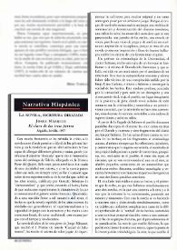 La novela, escritura desatada. Jorge Márquez: "El claro de los trece perros". Algaida, Sevilla, 1997 [recensiones] / José María Pozuelo Yvancos | Biblioteca Virtual Miguel de Cervantes