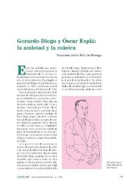 Gerardo Diego y Óscar Esplá: la amistad y la música / Francisco Javier Díez de Revenga | Biblioteca Virtual Miguel de Cervantes