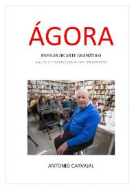Ágora: papeles de arte gramático. Núm. 35, invierno 2025 | Biblioteca Virtual Miguel de Cervantes