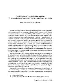 Tradición áurea y actualización política: El pensamiento de Saavedra Fajardo según Francisco Ayala / Francisco Javier Díez de Revenga

 | Biblioteca Virtual Miguel de Cervantes