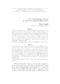 Una loa en Filipinas a la fiesta de tres beatos dominicos (Manila, 1677) / Miguel Zugasti | Biblioteca Virtual Miguel de Cervantes