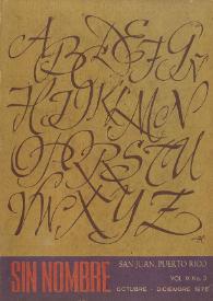 Sin Nombre : Revista Trimestral Literaria, vol. 9, núm. 3 (octubre-diciembre 1978) / directora Nilita Vientos Gaston | Biblioteca Virtual Miguel de Cervantes