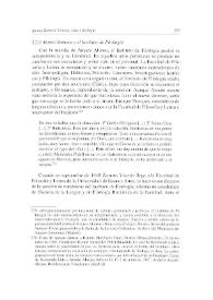 Alonso Zamora y el Instituto de Filología  / Mario Pedrazuela Fuentes | Biblioteca Virtual Miguel de Cervantes