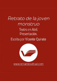 Retrato de la joven monstruo | Biblioteca Virtual Miguel de Cervantes