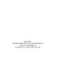 Introducció del monogràfic "L’estudi de la llegenda des d’una perspectiva de gènere: aportacions i representacions" / coordinat per Carme Oriol i Montserrat Palau  | Biblioteca Virtual Miguel de Cervantes