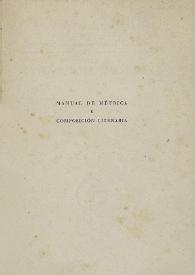 Manual de métrica y composición literaria. Tercer curso / Guillermo Díaz-Plaja | Biblioteca Virtual Miguel de Cervantes
