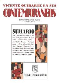 Vicente Quirarte en sus contemporáneos / Ignacio Ballester Pardo (coordinador) | Biblioteca Virtual Miguel de Cervantes