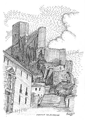 Ilustración: «Castillo de Almansa»